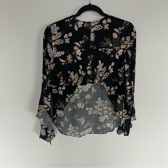 A.L.C. Floral Black Blouse - Picture 9 of 12